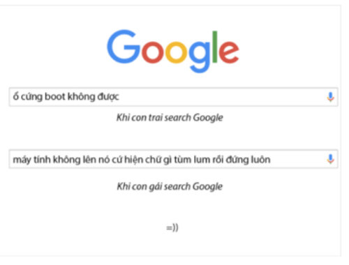 Khi Con Gái Search Google