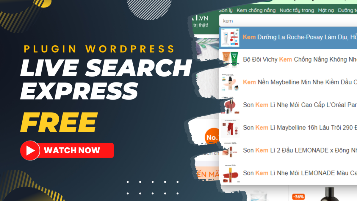 plugin live search express